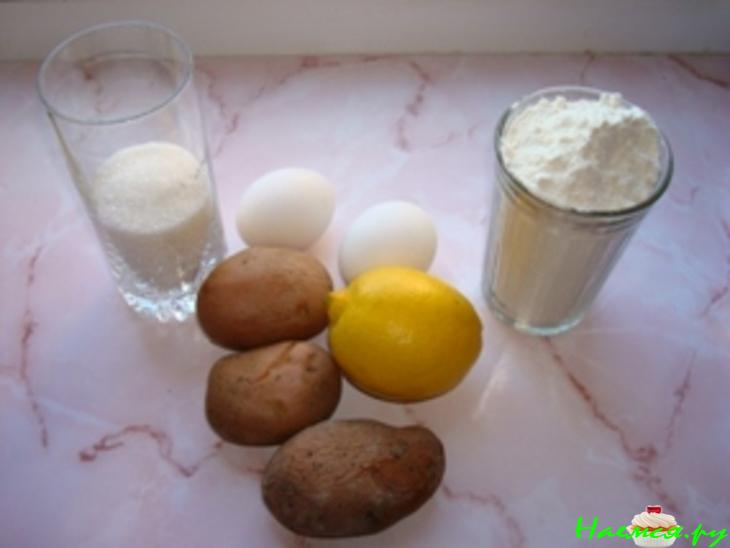 Картофельный пирог с лимоном