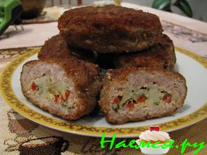 Зразы с омлетом