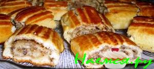 Рулетики с орешками Рулетики с орешками