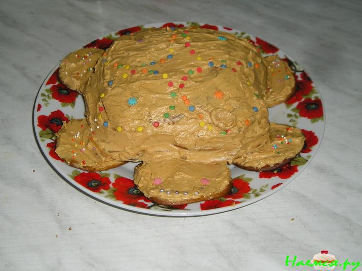 Торт со сгущенкой "Черепашка"