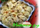 Пельмени с грибами