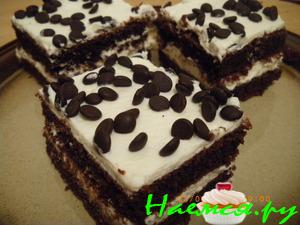 Шоколадный торт с со сливочно-творожным кремом