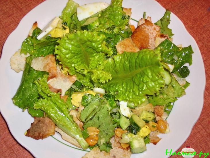 Салат "Овощная фантазия" с лавашом