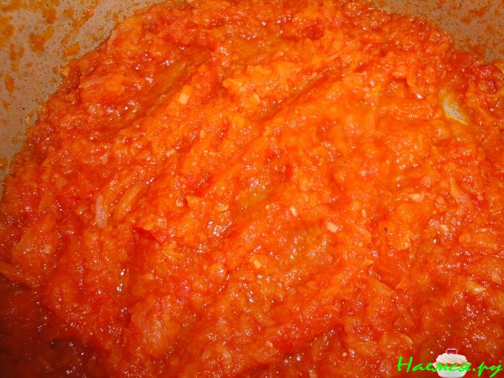 Пирог из рубленного теста с баклажанами