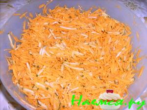 Салат из моркови с Огурцом