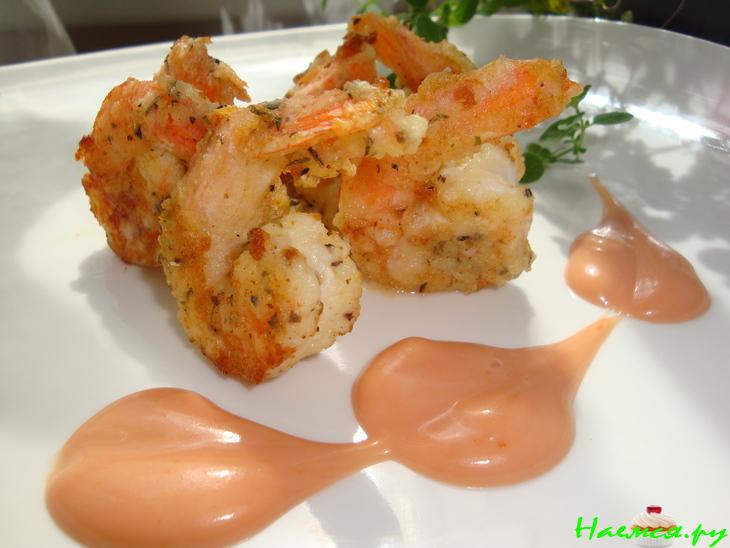 Креветки в панировке