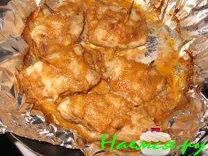 Запечённые куриные рулеты Запечённые куриные рулеты
