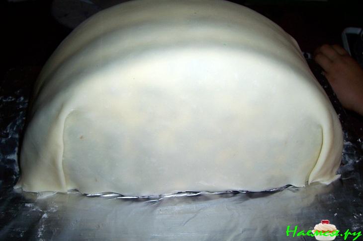 Торт "Сумка" (украшение)