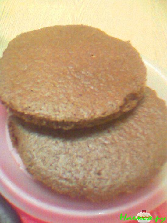 Шоколадно-твороженный тортик