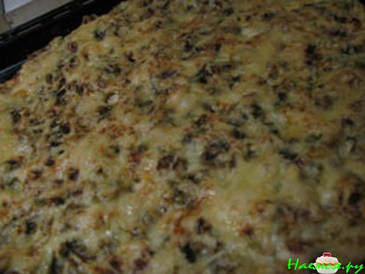 Пицца на сметане и молоке "по-домашнему"