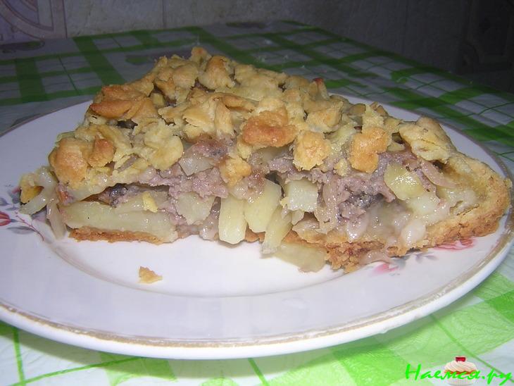 Пирог 'Неженка' с мясом