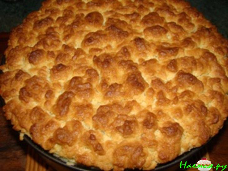 Шарлотка с пудингом