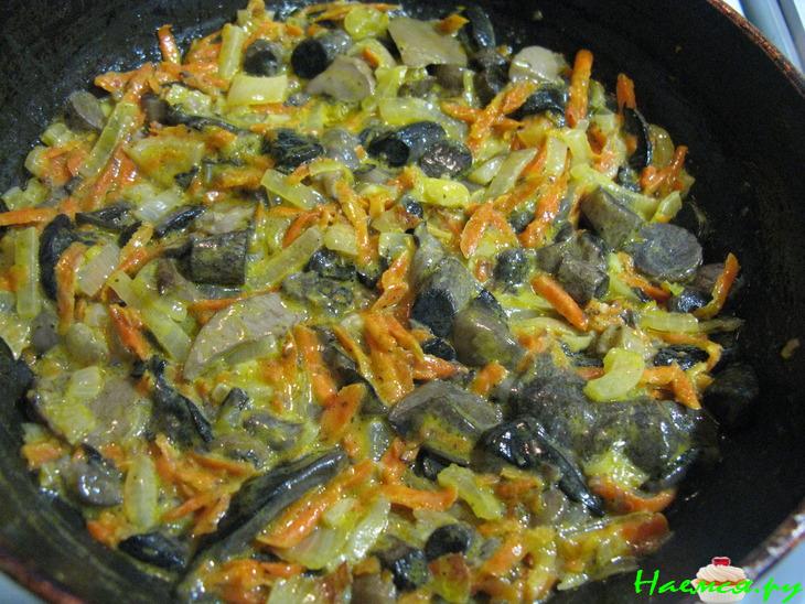 Пирог для ленивых с грибами Пирог для ленивых с грибами