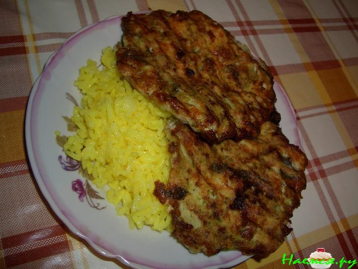 Оладьи из палтуса с брокколи