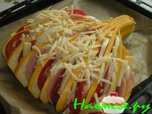 Кабачковый веер