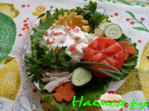 Салат "Петушок"