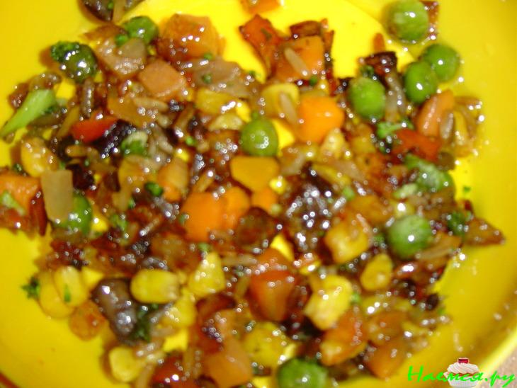 Свекла, фаршированная рисом и овощами Свекла, фаршированная рисом и овощами