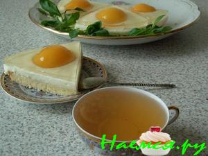 Торт бисквитный 'Яичница'