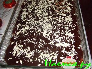 Молочно-шоколадный десерт (мухаллеби)