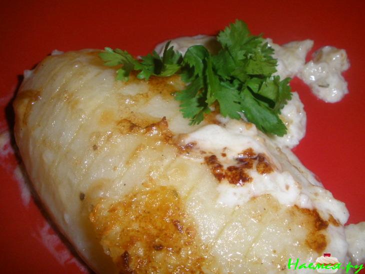 Запеченная картошка с чесноком от жены почтальона