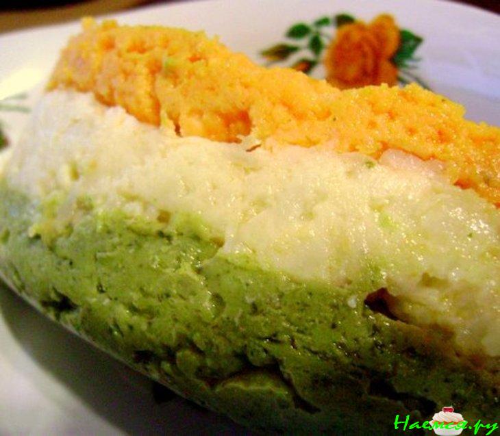 Овощное закусочное пюре с горбушей Овощное закусочное пюре с горбушей