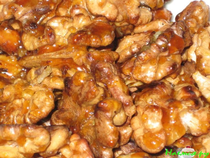 Грецкие орехи в карамели
