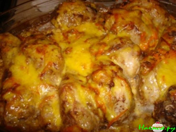 Куриные голени с какао