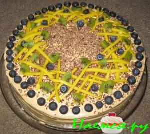 Торт 'Маково-ягодный' Торт 'Маково-ягодный'