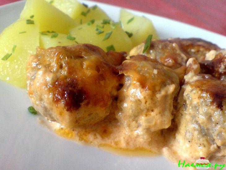 Тефтели запеченные Тефтели запеченные