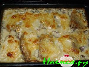 Отварная говядина с сыром