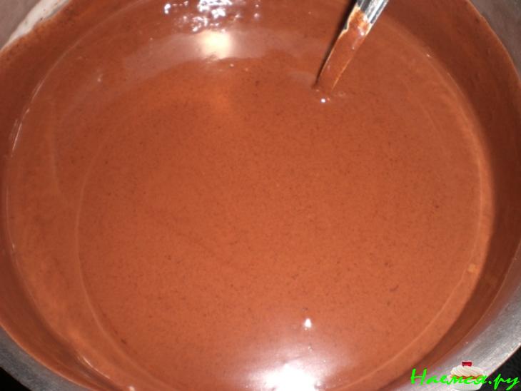 Апельсинно-лимонно-миндальный торт(без муки, жира и сахара) с творожно-шоколадным муссом