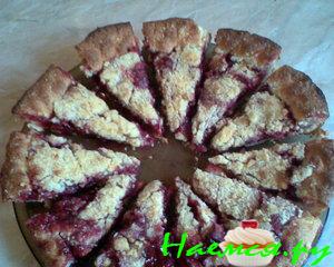 Пирог 'Песочный с брусникой'