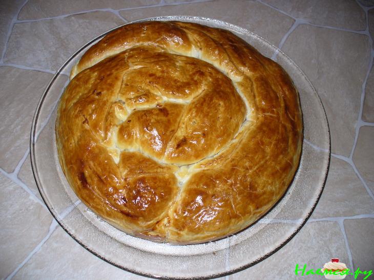 Пирог ' Помятый ' (с куриными потрошками и рисом)