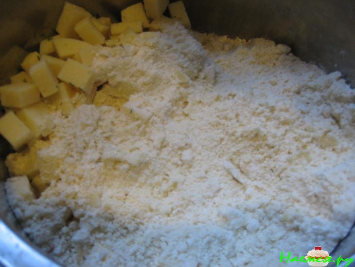 Пирог лёгкий с рыбкой