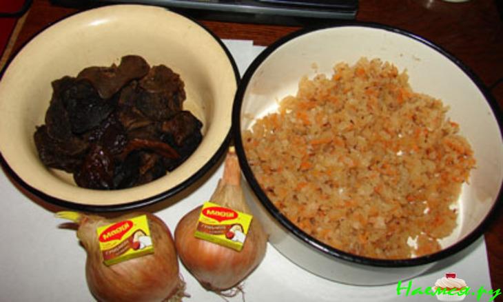 Настоящие грибные пельмени