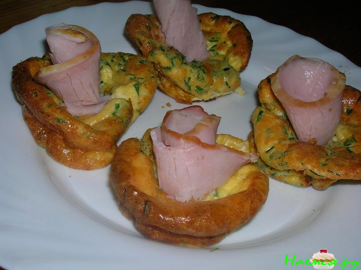 Фриттата, упрощенный вариант, или утренний сырно-сливочный омлет