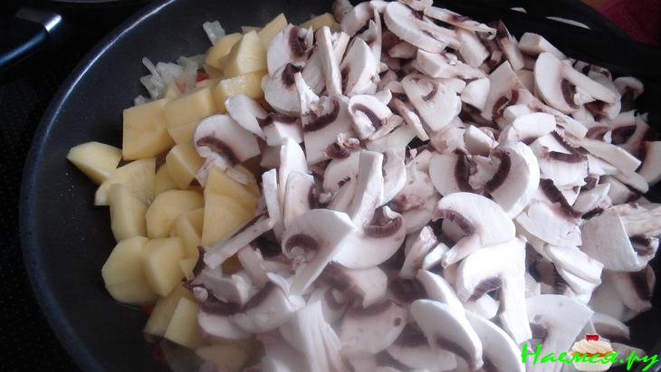 Философское блюдо - грибы да картоха!