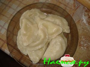 Вареники со свежей капустой