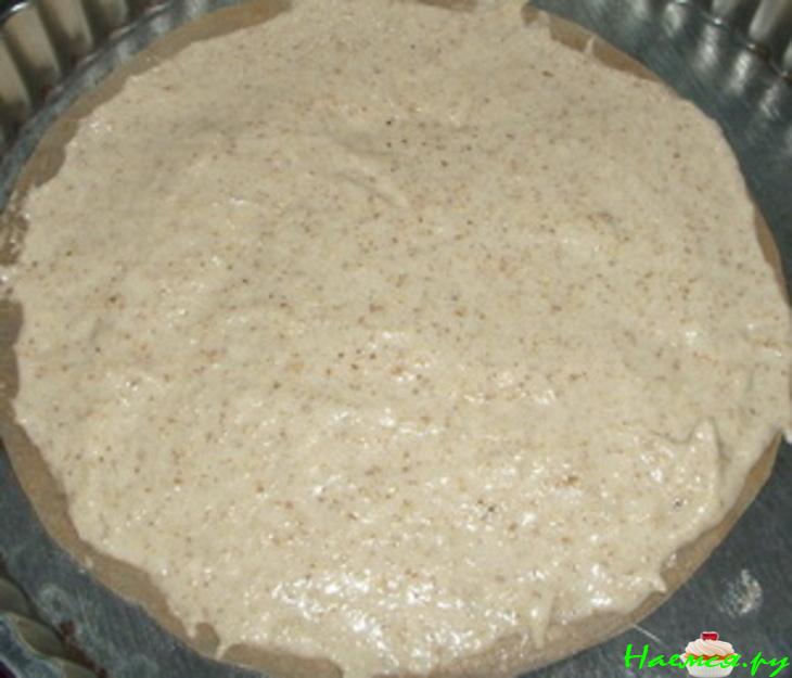 Итальянский ореховый торт с шоколадной начинкой