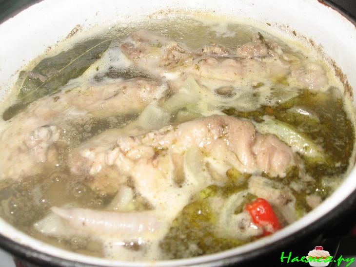 Суп "Pavese" (моя интерпретация)