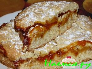 Тертый пирог с вареньем