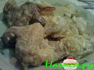 Курица с картошкой