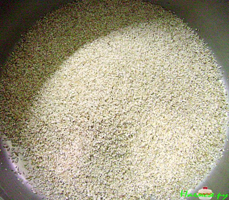 Каша ячменная с грибами