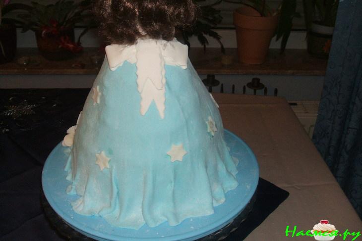 Торт "Барби" (три бисквита)