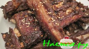 Бараньи ребра 'Тирияки' с киви