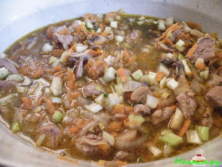 Мясной слоеный пирог Мясной слоеный пирог