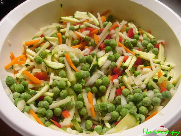 Сырно-овощные палочки