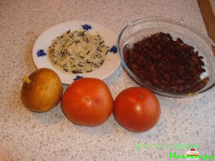 Суп фасолевый с орехами (мой вариант)