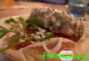 Люля-кебаб с гарниром