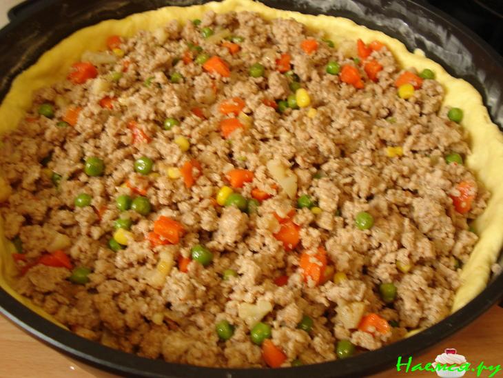 Фаршно-сметанный торт